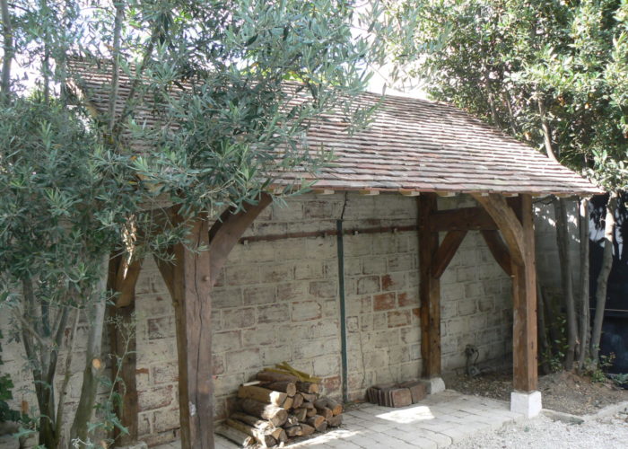 abri jardin chene
