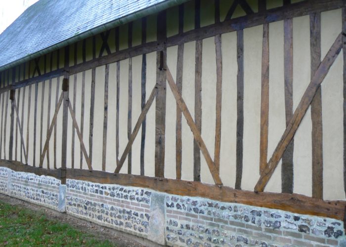 colombages et enduits chaux