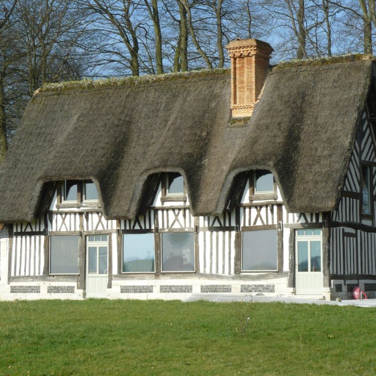 construction en matériaux anciens en Normandie