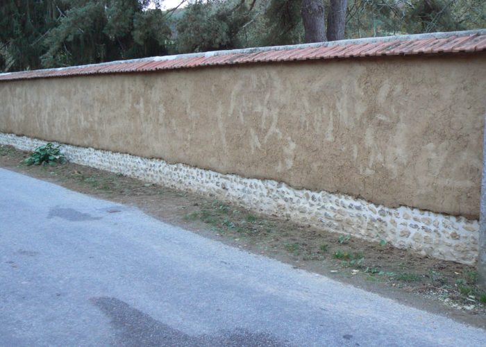 Mur en bauge normandie